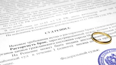 документы для развода